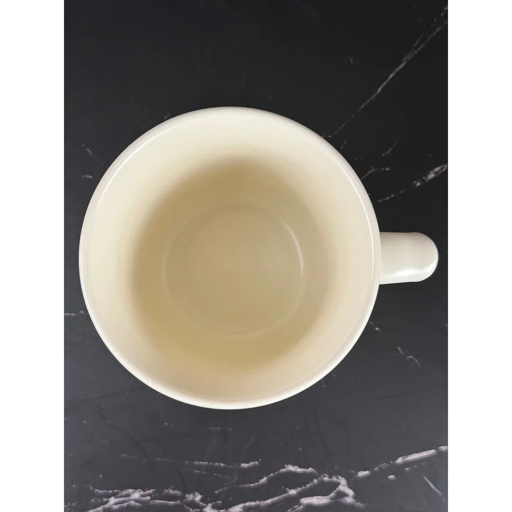 Vintage Pfaltzgraff Tea Rose Pattern Tea Cup 1985 Embossed Raised Back Stamp EUC